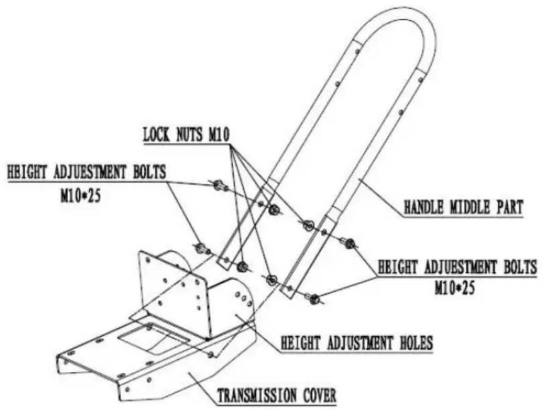 Vevor SRHX-50 - HANDLEBARHEIGHTADJUSTMENT - 1