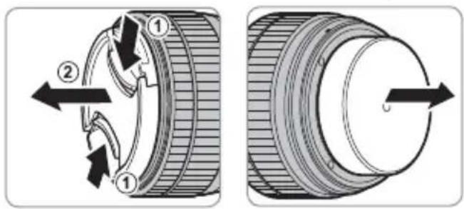 FUJIFILM Fujinon XC13-33mmF3.5-6.3 OIS - Retrait des bouchons - 1