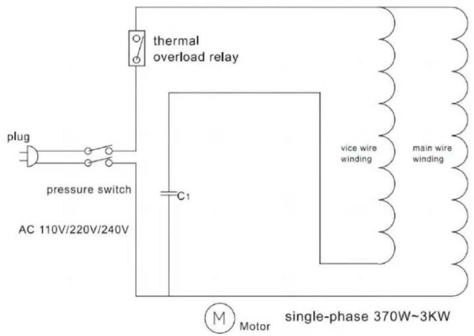 Vevor KYJ-6554 - Elektrisches Schaltbild - 1