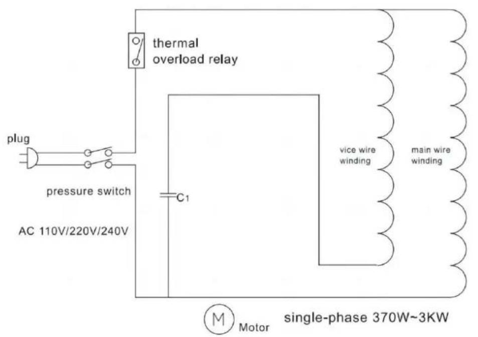 Vevor KYJ-6554 - Schemat elektryczny - 1