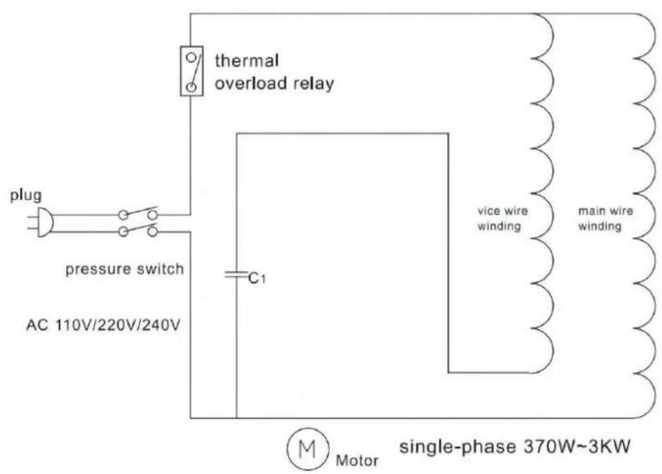 Vevor KYJ-6554 - Elektriskt schematiskt diagram - 1