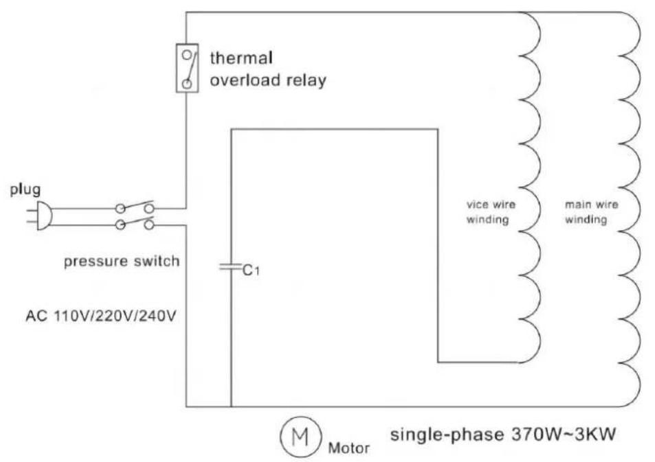 Vevor KYJ-6554 - Electrical schematic diagram - 1