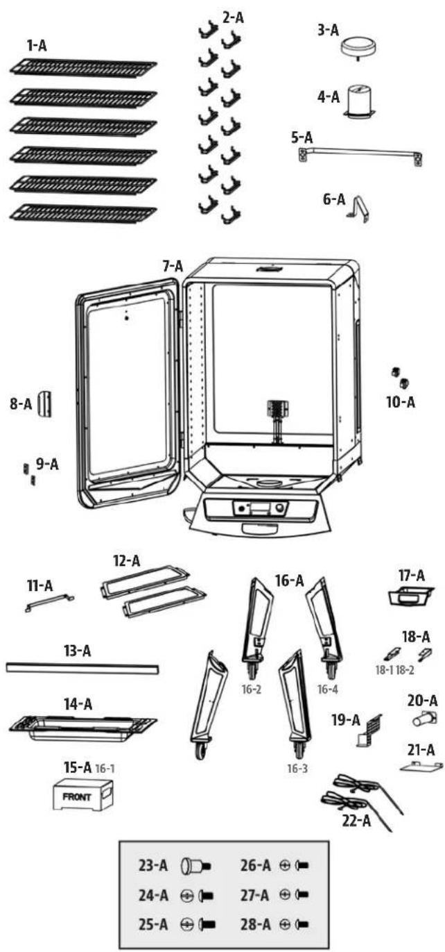 Louisiana Grills 65700 - REPLACEMENT PARTS - 1