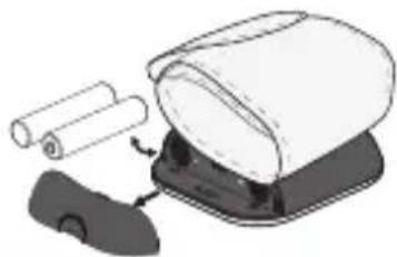 TERRAILLON Pressio TP251 - Einsetzen und Ersetzen der Batterien - 1