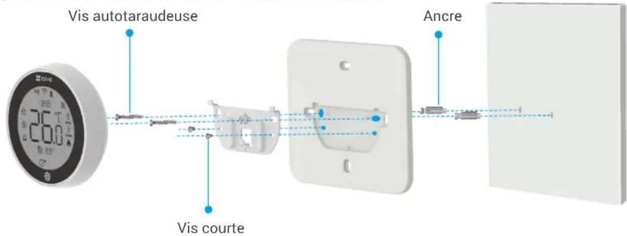 EZVIZ T56 - Installer les piles - 3
