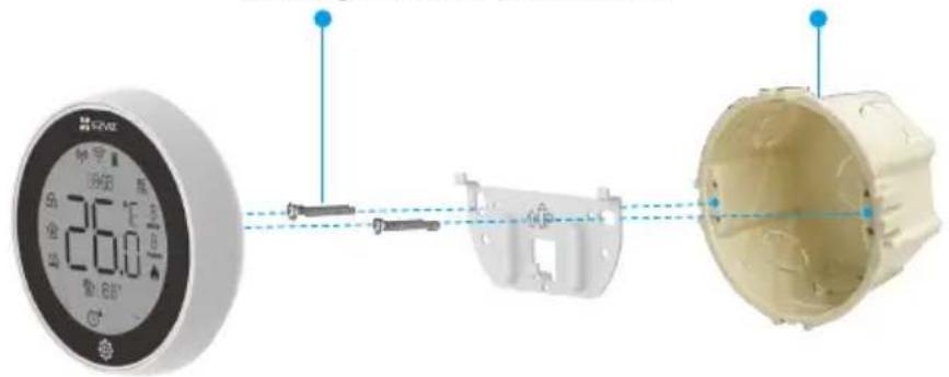 EZVIZ T56 - Installer les piles - 4