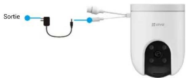 EZVIZ H8c PoE 2K - Avec adaptateur secteur - 1