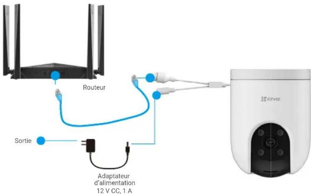 EZVIZ H8c PoE 2K - Avec adaptateur secteur - 2