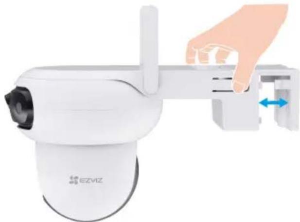 EZVIZ H90 Dual 2K⁺ - Installation de la carte Micro SD (en option) - 1