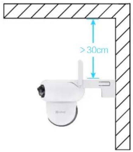 EZVIZ H90 Dual 2K⁺ - Support mural - 2