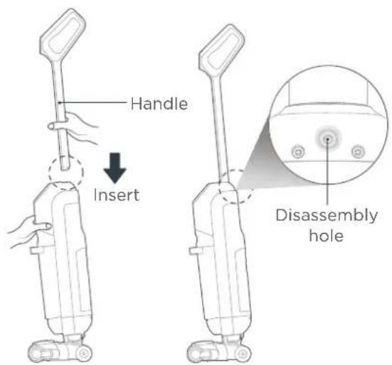 EUREKA Rapidwash NEW730BK - Handle Installation and Removal - 1