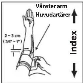 BRAUN ExactFit 5 BUA 6350 - Sätta på armmanschetten - 2