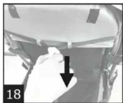 Vevor U103E - Adjusting the Seat - 2