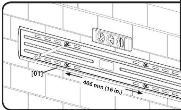 SANUS LL11B3 - Mount the Wall Plate Solid Concrete or Concrete Block - 2