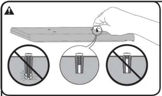 SANUS LL11B3 - 1-1 Select the hardware diameter and length - 1