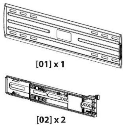 SANUS LL11B3 - Supplied Parts and Hardware - 2