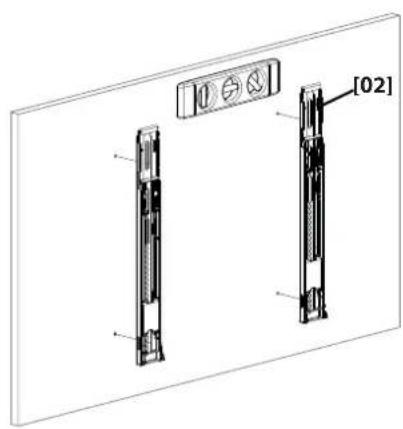 SANUS LL11B3 - 1-2 Attach Brackets to a TV with a fl at back - 2