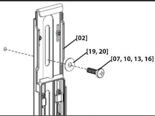 SANUS LL11B3 - 1-2 Attach Brackets to a TV with a fl at back - 3