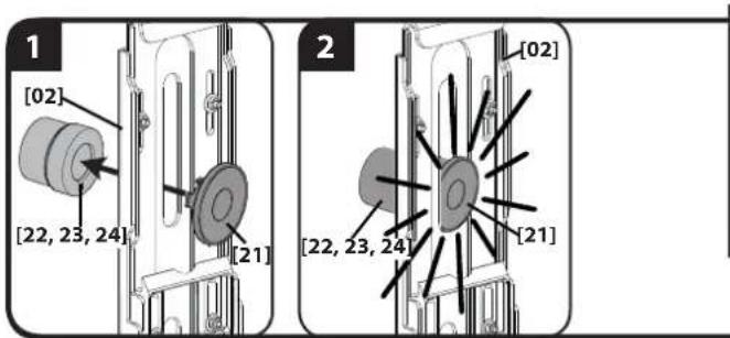 SANUS LL11B3 - 1-2 Attach Brackets to a TV with a fl at back - 4