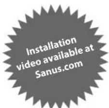 SANUS LL11B3 - Please contact Customer Service with any questions. - 1