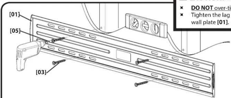 SANUS LL11B3 - Wood Stud Mounting - 6