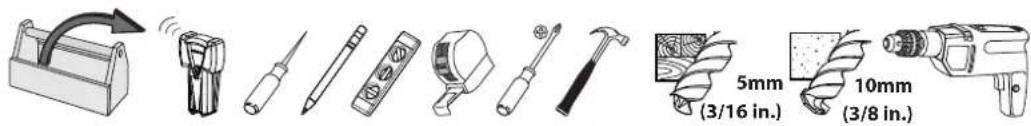 SANUS LL11B3 - Required Tools - 1