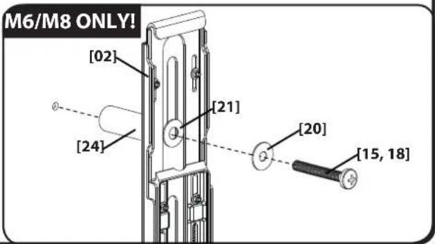 SANUS LL11B3 - 1-2 Attach Brackets to a TV with a fl at back - 8