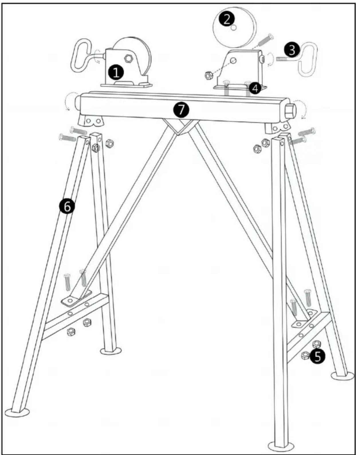 Vevor 1110A - PRODUCT PARTS - 8