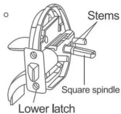 Vevor 20185-AC - INSTALL EXTERIOR HANDLE MECHANISM - 2