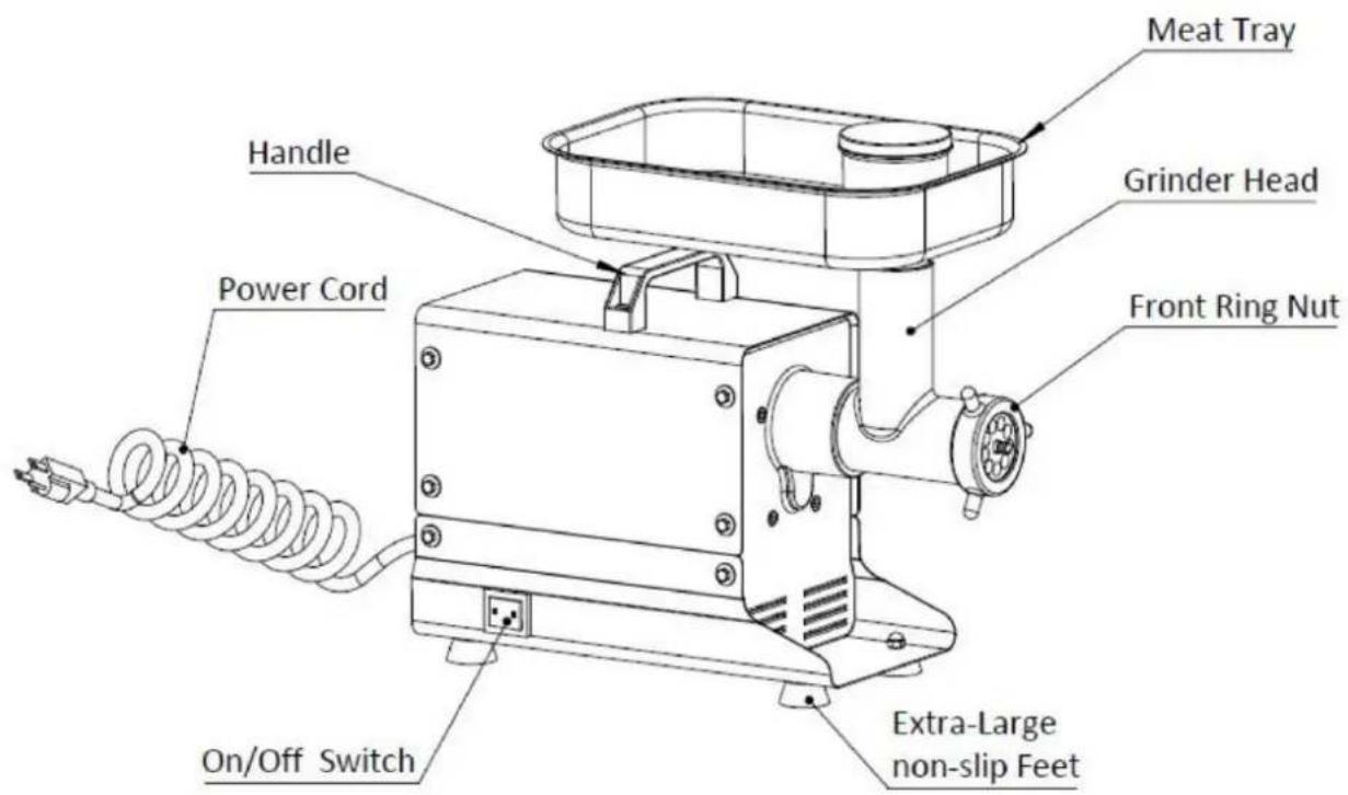 Vevor 1A-EG105 - WAARSCHUWINGEN - 2