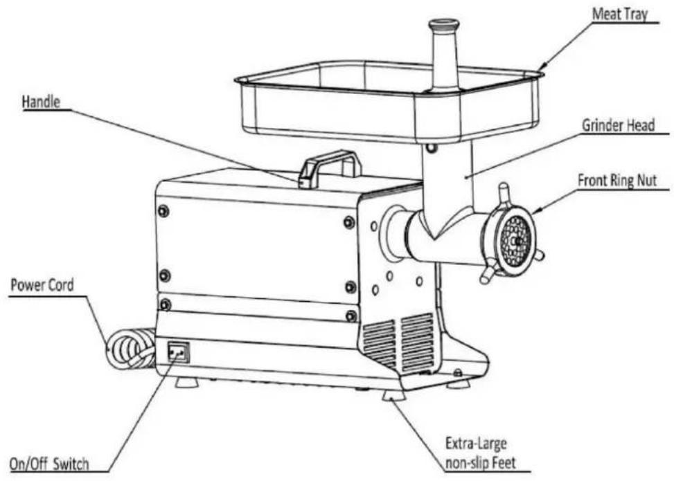 Vevor 1A-EG132 - TEILELISTE - 1