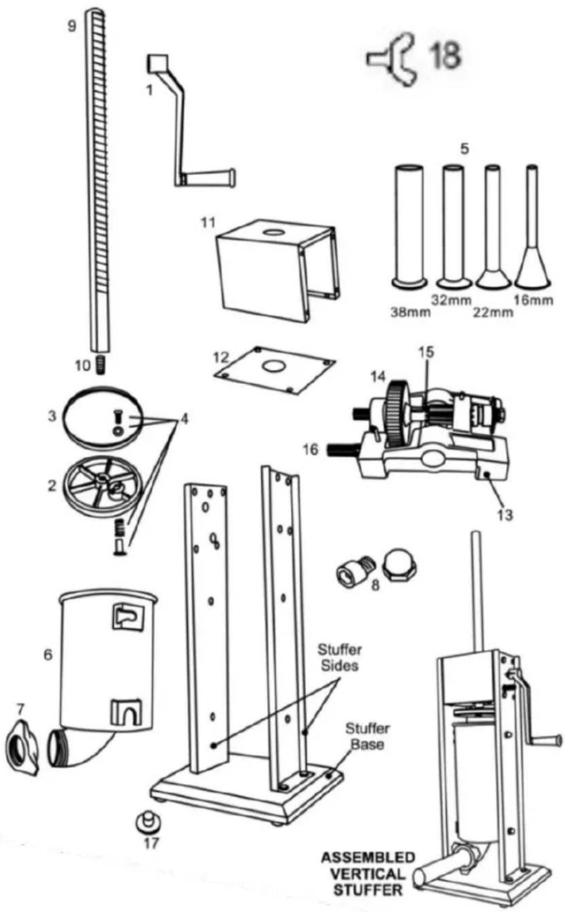 Vevor 1A-SS715 - STUFFING TIPS: - 1