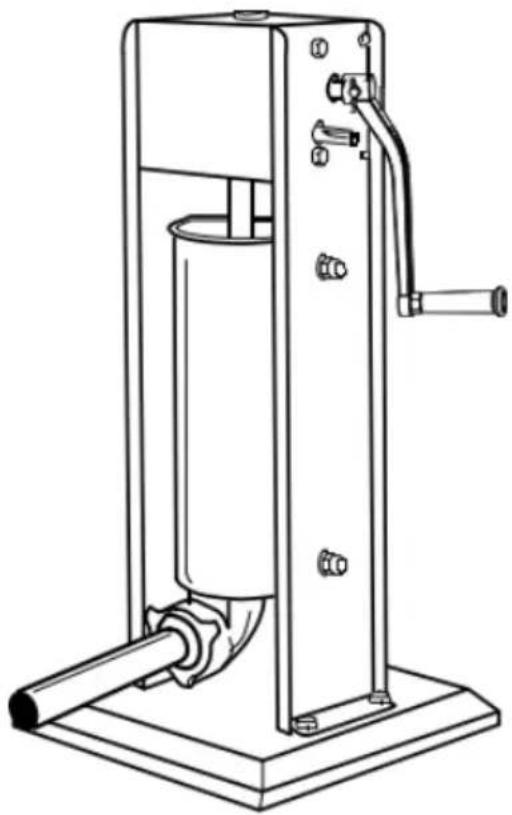 Vevor 1A-SS715 - SAUSAGE STUFFER - 1