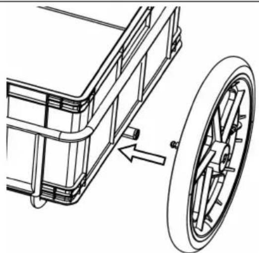 Vevor 20315 - A fixer les roues - 1