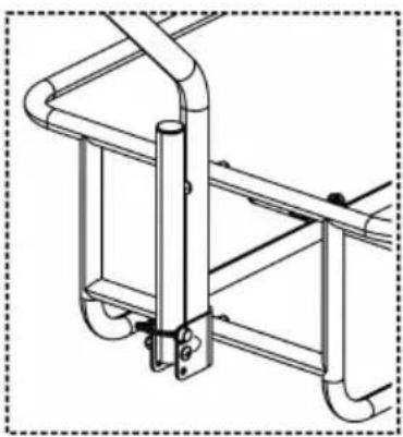 Vevor 20315 - Releasing the Support leg - 3