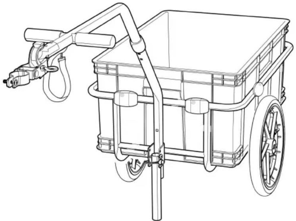 Vevor 20315 - BICYCLE CARGO TRAILER - 1