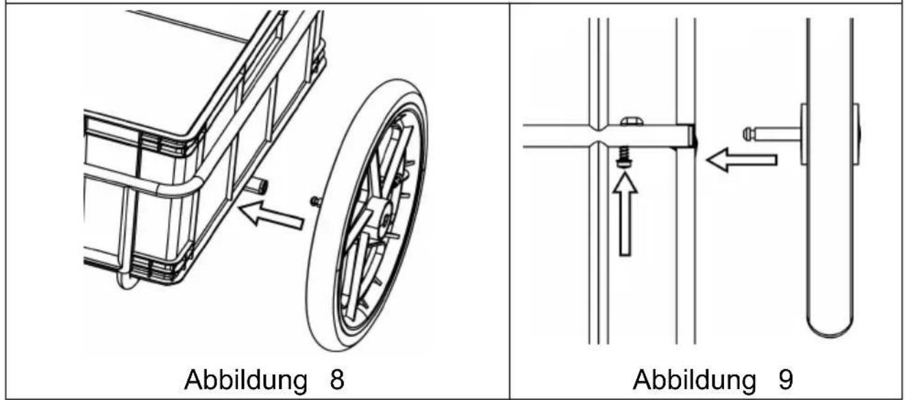 Vevor 20315 - Anbringen der Räder - 1