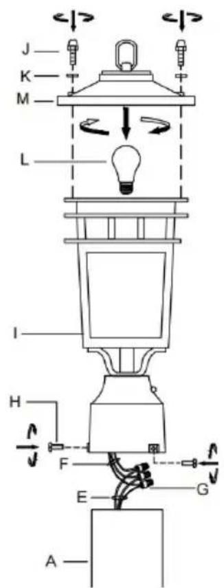 Vevor 9244S - Column mounting. - 3