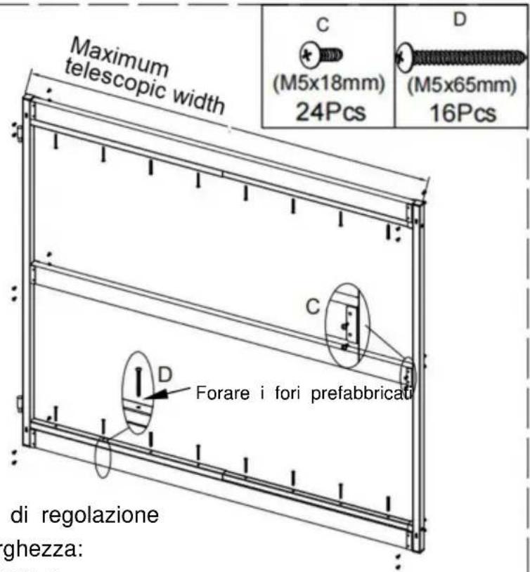 Vevor AA70000302 - PROCEDURE DI INSTALLAZIONE - 4