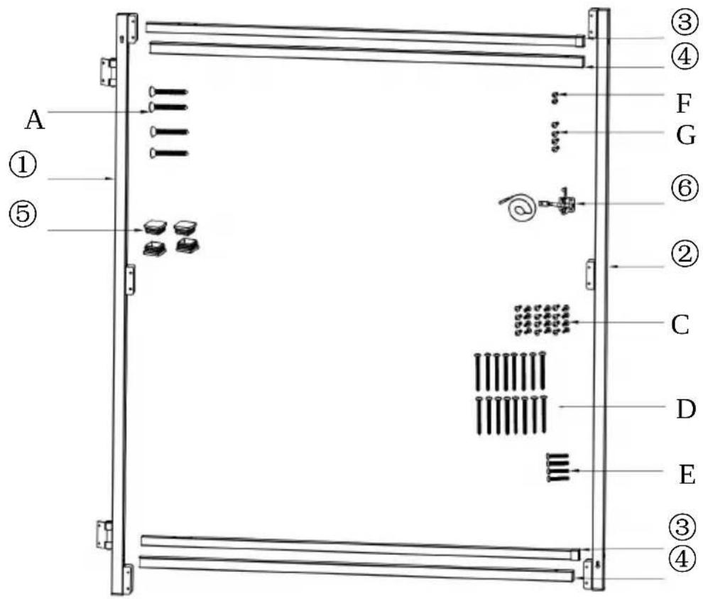 Vevor AA70000301 - PRODUCT STRUCTURE - 1