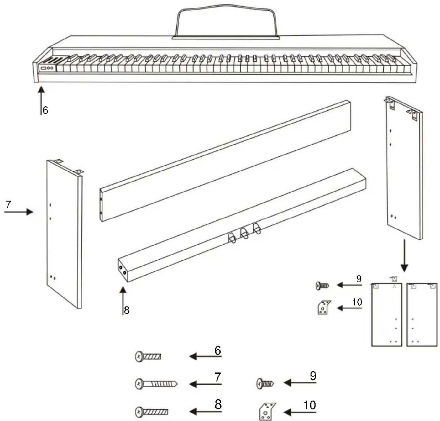 Vevor 886 - Installatieschema - 1