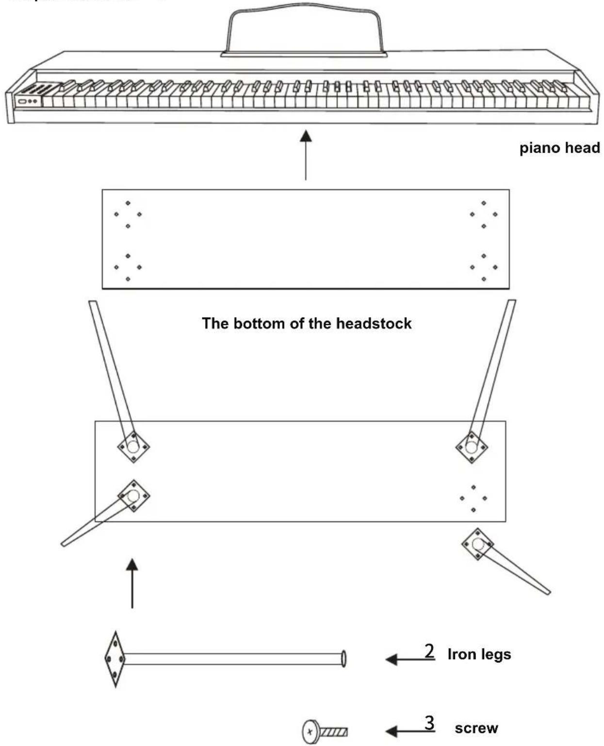 Vevor 886 - Open the packaging box and check if the following accessories are available. - 1