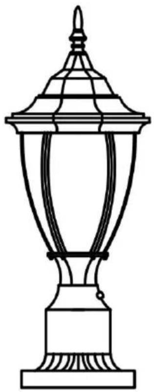 Vevor 3066 - Outdoor pillar lights USER MANUAL - 1