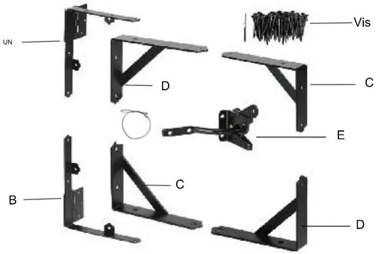 Vevor A70002102 - STRUCTURE DU PRODUIT - 1
