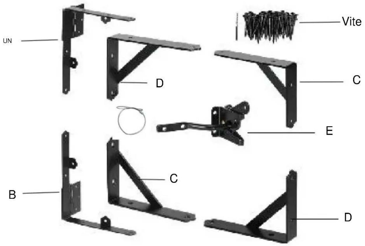 Vevor A70002102 - STRUTTURA DEL PRODOTTO - 1