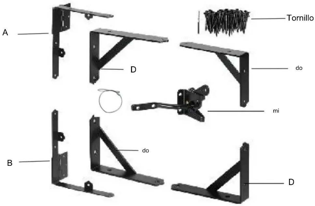 Vevor A70002102 - ESTRUCTURA DEL PRODUCTO - 1