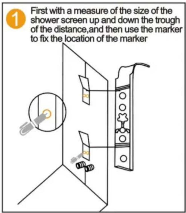 Vevor 7009FL - SHOWER PANEL SERIES INSTALLATION DIAGRAM - 1