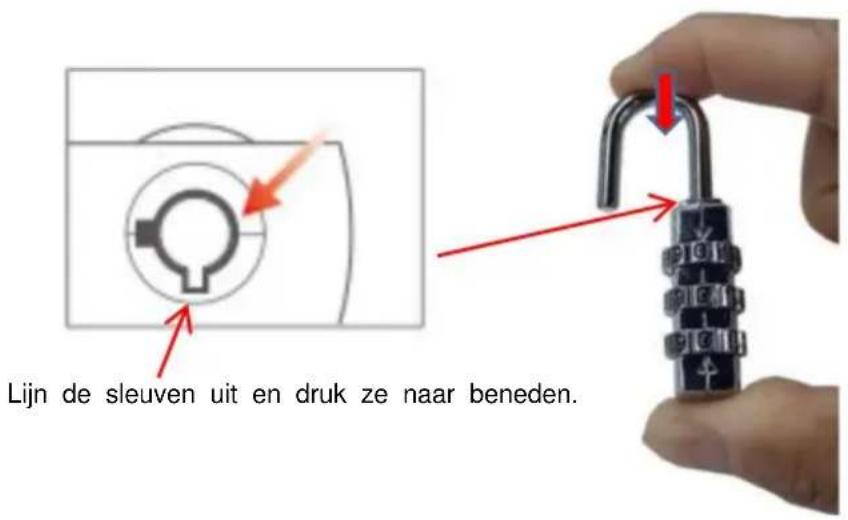 Vevor 6601 - INSTRUCTIES VOOR HET GECODEERDE SLOT Het - 3