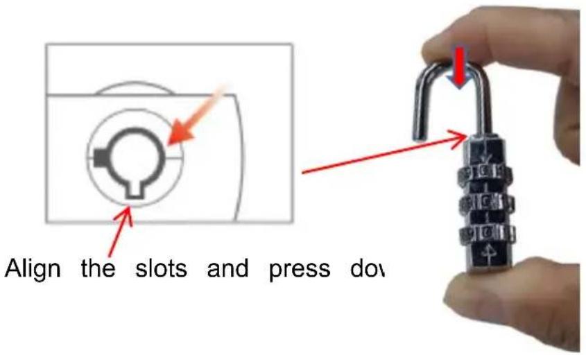 Vevor 6601 - To set your personal combination, follow these steps: - 2