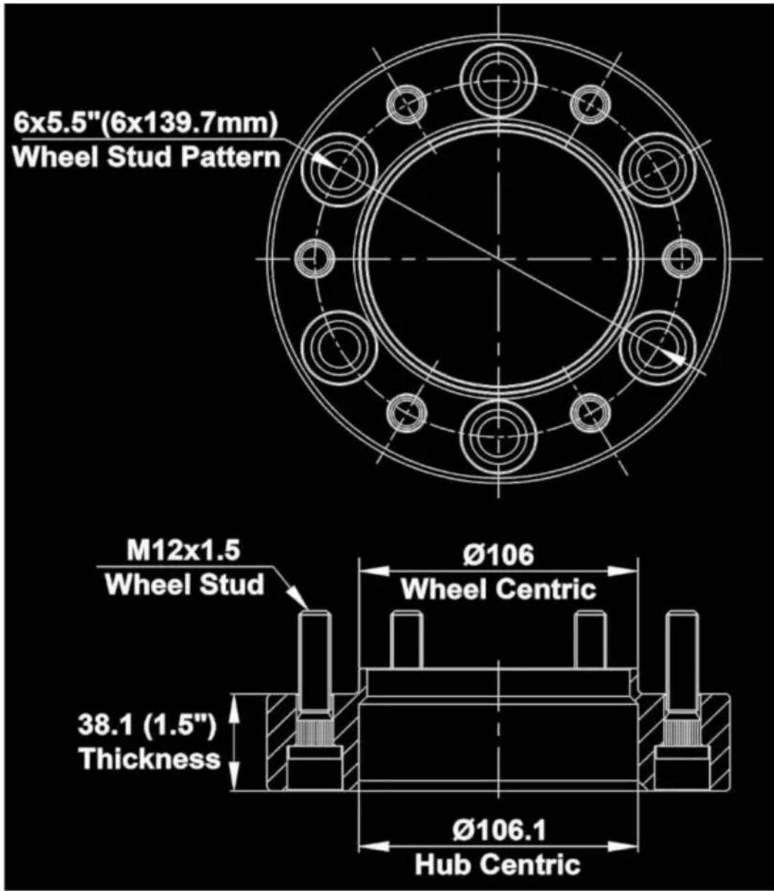 Vevor 6550-6550-CT-106-07 - Torque of Nuts : - 1